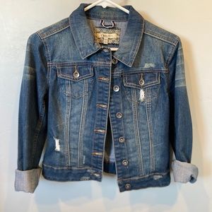 Distressed Jean Jacket